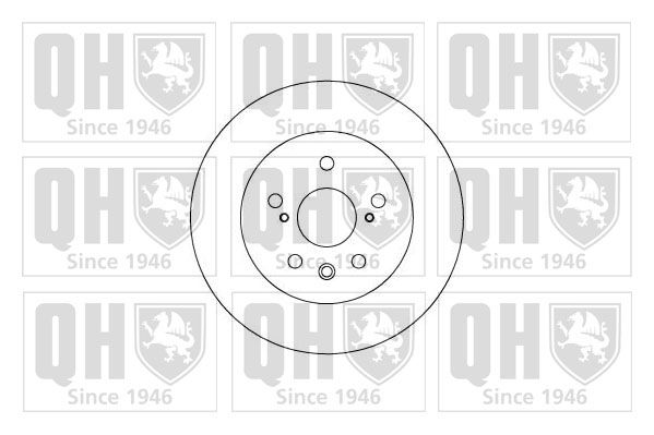 QUINTON HAZELL Тормозной диск BDC4624